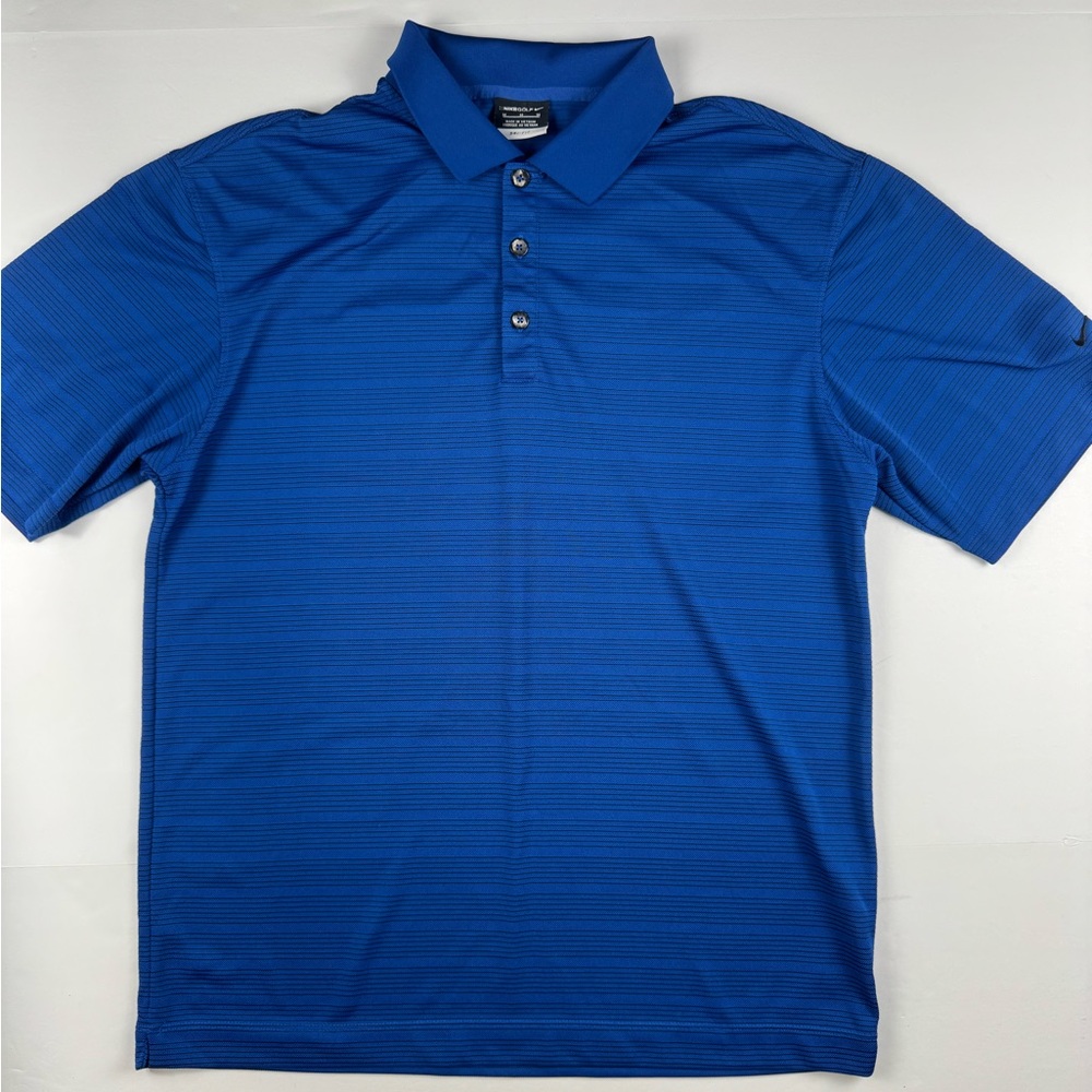 Nike Men’s Blue Performance Polo Golf short sleeve shirt